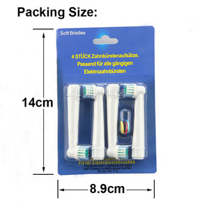 4pcs/set hygiene rotary electric toothbrush heads replacement for brand oral toothbrush