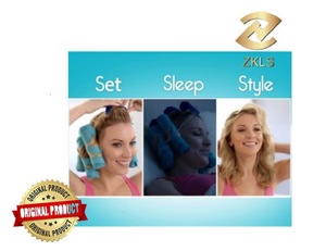 6 Sleep Styler 8pcs/3 Sleep Styler 12pcs set Soft Microfiber Hair Styling Curlers As seen on TV