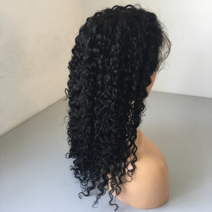 9A Glueless Full Lace Human Hair Wigs For Black Women Indian Virgin Hair Wigs Water Wave Lace Front Wigs With Baby Hair