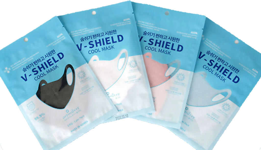 AERO-SILVER V-Shield 3D Washable Mask in KOREA