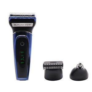 Anbolife New Professional 3 in1 Deluxe Groomer Set Led Display Rechargeable Electric Men Hair/Beard/Nose Trimmer/Clipper Set