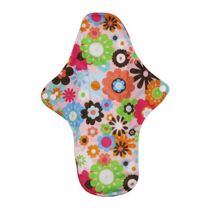 Babyshow Printing Cloth Menstrual Pads 2 Layer Microfiber Inner Polar Fleece Reusable Cloth Sanitary Pads Cloth Tampon 23*32cm