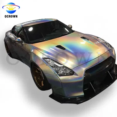 Chrome Mirror Mica Powder Laser Silver Holographic Pigment for Car Paint