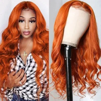 Colorful Body Wave 13X4 Lace Front Wigs High 180% Density