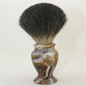 Custom beard brush synthetic knots shaving brush resin handle badger hair shaving knots
