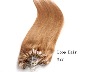 Custom high-end market Brazilian micro loop virgin human hair extension