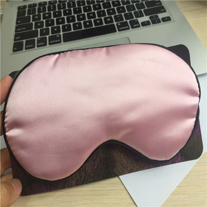 custom printed high quality satin sleep eye mask