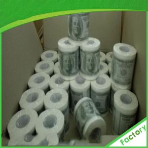 Dollar Humor Toilet Paper Bill Toilet Roll Novelty Coin Print Roll Toilet Paper