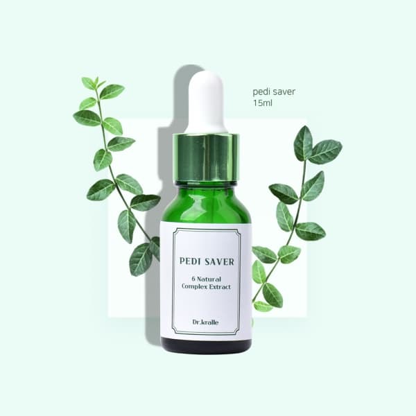 Dr.kralle PEDI SAVER toenail serum for damaged nail , organic ingredients , nail care , 15ml