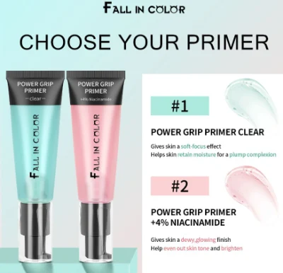 Face Primer Base+ 4% Niacinamide Private Label Makeup Primer Cream Facial Liquid Makeup Foundation Primer