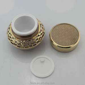 factory supply custom round screw cap sealing type luxury plastic cosmetic cream jar