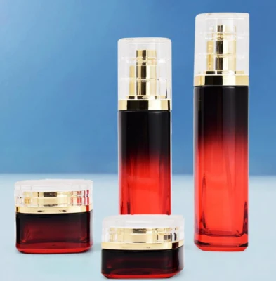 Frosted Face Cream Skin Care Cosmetic Glass Bottle Sets