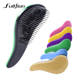 Fulljion Plastic Hair Comb Detangling Hair Brush Detangler Hairbrush Escova De Cabelo