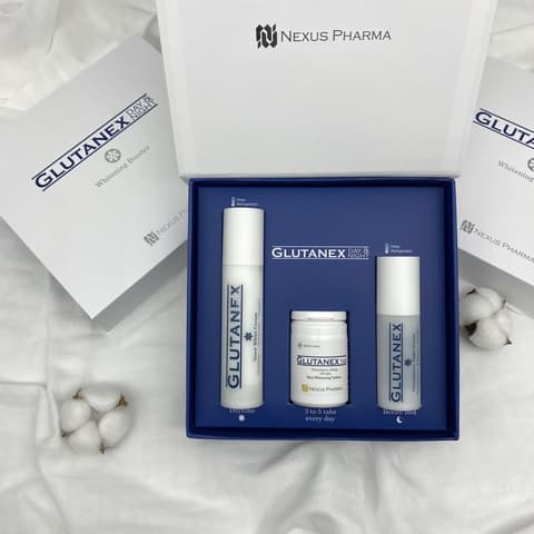 Glutanex Day &amp; Night Kit Total Whitening Care Set 
