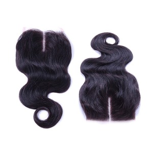 Good-Looking Reasonable Price Soft And Smooth Extensions Artificial Hair Closure Piece Pieces With Closure