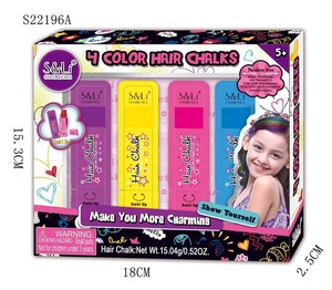 Hair Chalk Set 24 Hair Dye Colors Non-Toxic Washable Temporary Hair Chalk for Girls Kids Party Cosplay