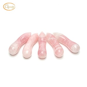 High quality jade roller face massager rose quartz anti aging jade stone wand for face and body