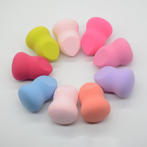 HL Inventory Friendly Sponge Puff Soft Colorful One-knife Cut Puff Cleaner Makeup Tools Pink/Blue Gourd Make Up Sponge Puff