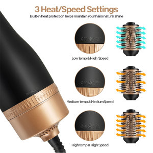 Home Hair Dryer Hot Comb Electric Secador De Cabelo 5 In 1 Curling Iron Brush Planchas Para El Cabello Hair Straightener Curler
