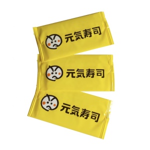 Hotels restaurants airlines wet wipes custom single packing wet wipes
