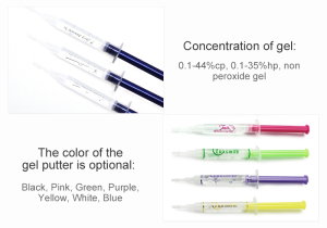 Huaer Luxsmile Peroxide Bleaching Gel Mini Led Home Teeth Whitening Kit