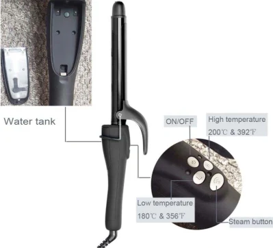 Infusing Steam Wand Curling Iron