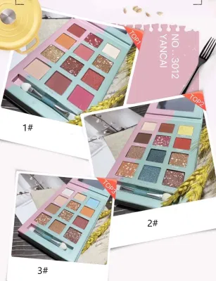 Kj313 Wholesale Cheap Colorful Cosmetic Eyeshadow Palette Glitter Eye Shadow Pigmented Makeup Have Stock