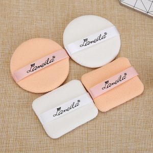 Lameila Custom Latex Free Makeup Foundation Blender Puff Sponge Square and Round Cosmetic Loose Powder Puff B0202