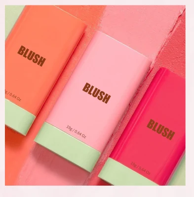 Longlasting Cosmetics Blusher High Pigment Cream Makeup Blush Single Contour Stick Blush Private Label