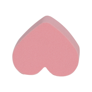 Love Heart shaped Latex Makeup Puff Beauty Sponge Egg Puff with Christmas Ball Box Case