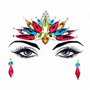 Lowest Price festival face gems crystal body jewel tattoo stickers face gems for eyes