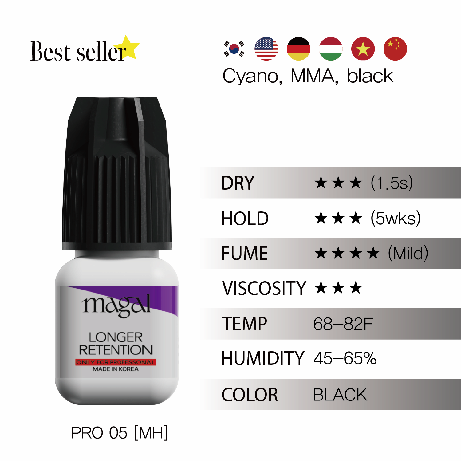 Magal Longer Lasting 1sec Dry Glue