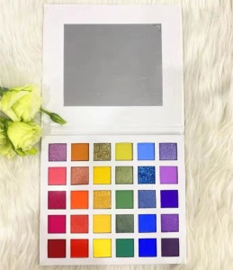 makeup high pigment palette shimming cardboard eyeshadow palette 2020 new private label eye shadow palette