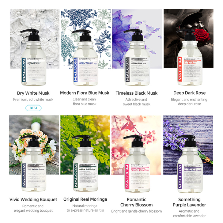 [MALCOM] Allegy-free Nature Shampoo (8 fragrance)