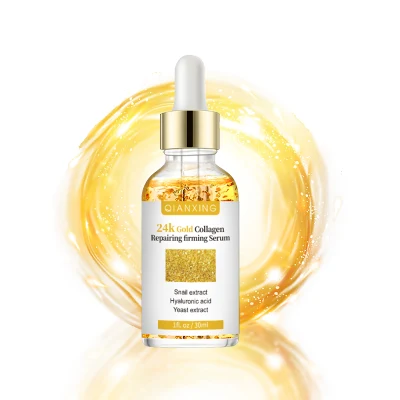 Manufacturer Skin Care 24K Gold Collagen Firming Facial Serum for Beauty Lady