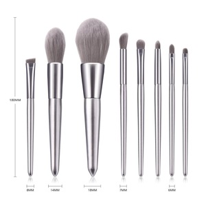 Micro Fiber Soft Makeup Brushes Professional Powder Eyeshadow Eyebrow Cosmetics Makeup Applicator Your Own Brand Name