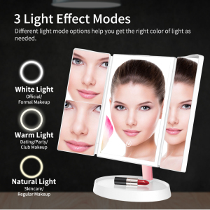 MS-01RC Factory Wholesale Usb Rechargeable Led Makeup Mirror With Light