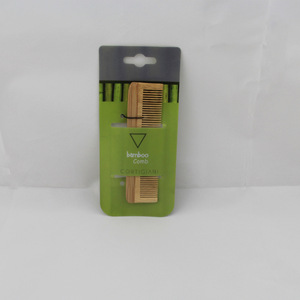 Natural Bamboo Hair Comb Mini Pocket Comb