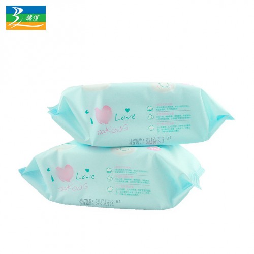 Natural care cotton clean portable wet and dry towel face wipes