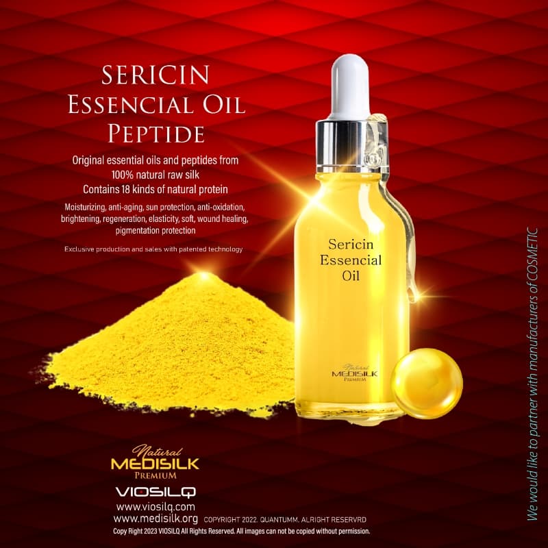 Natural Golden Silk Sericin Liquid Soap