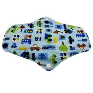 New Design Bamboo Menstrual Pads Reusable Waterproof Cloth Sanitary Napkins Pad