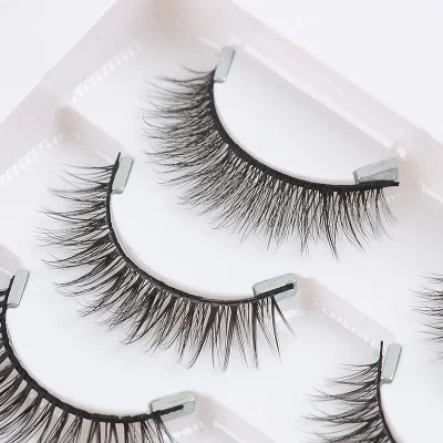 Newest Arrival Invisible Magnetic Faux Mink Eyelashes Set Magnetic Lashes