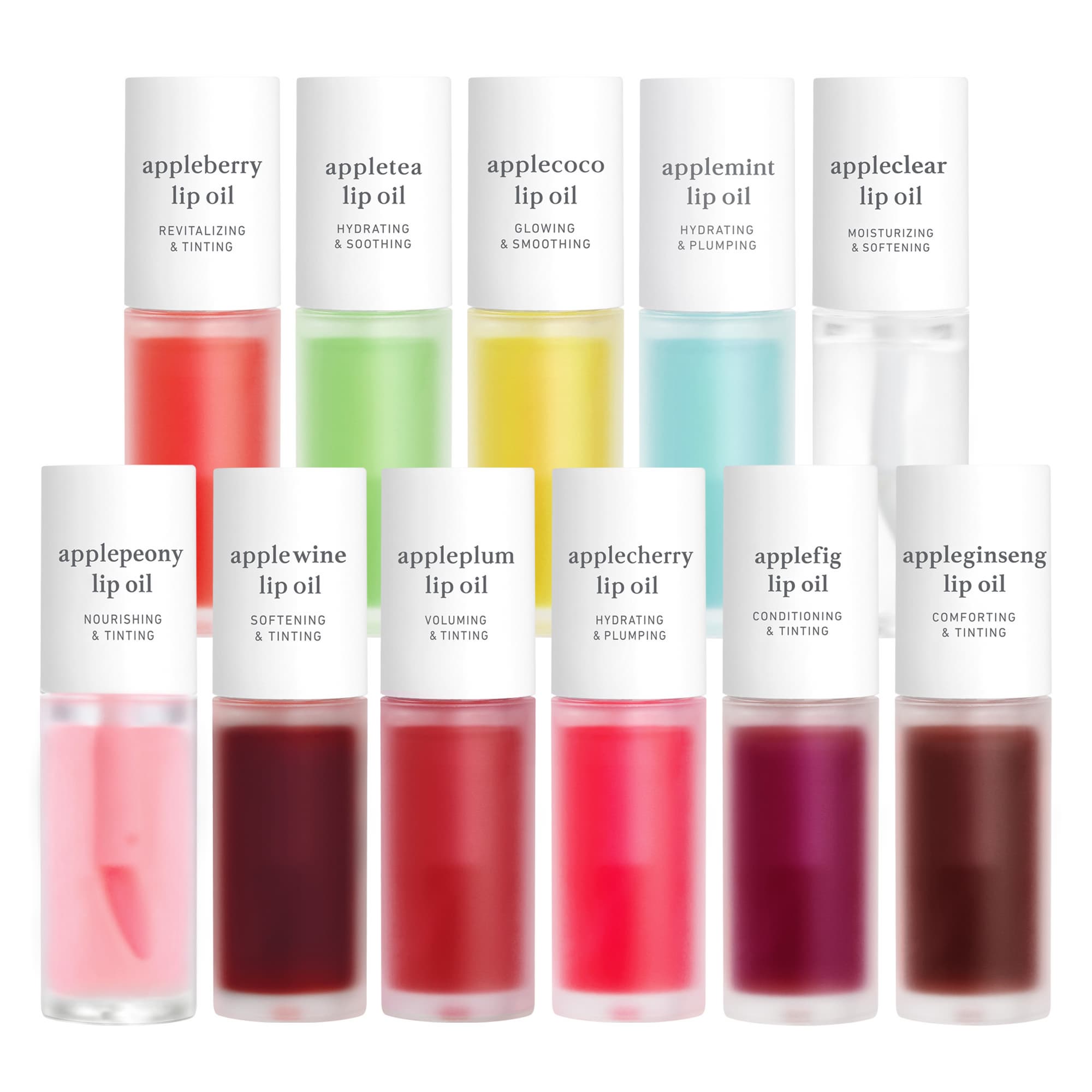 NOONI Korean Vegan Lip Oil - Moisturizing, Plumping, Lip Stain