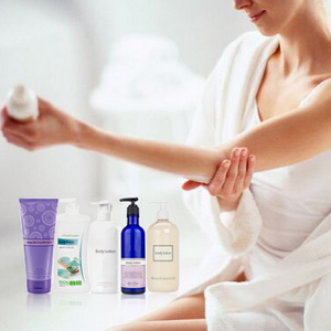 OEM service customized with your branded natural organic skin care product portable mini body lotion