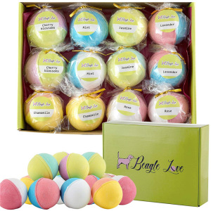 Organic Body Cleaner Relaxing Massage Essential Oil Bath Salt Ball Bubble Bath Bombs Gift