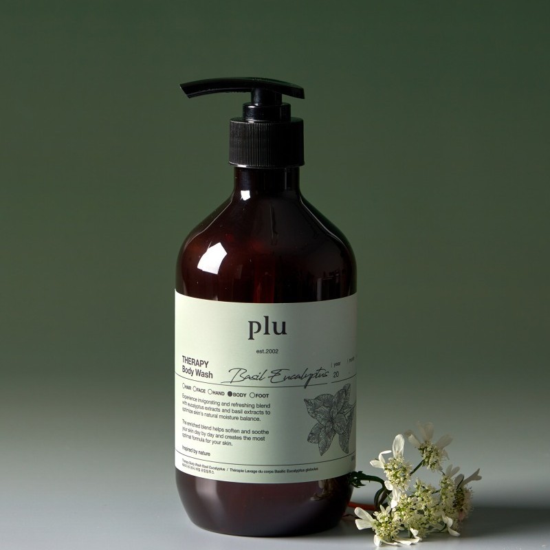 (PLU) Therapy Body Wash Basil Eucalyptus 500g