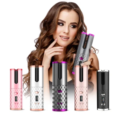 Portable Electric Spiral Curly Hair Curler Cordless Hair Curler