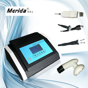 Portable microcurrent ultrasonic skin scrubber