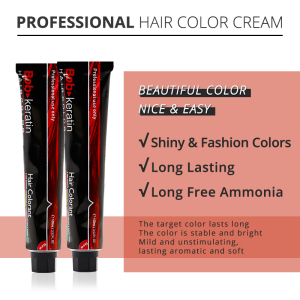 Professional Hot Selling Hair Color Cream Natural Health hair color dye 100ml ppd free permanent hair color