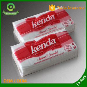 Promotional Soft Mini Pocket Facial Tissue/Travel Pack Pocket Tissue of OEM Brand